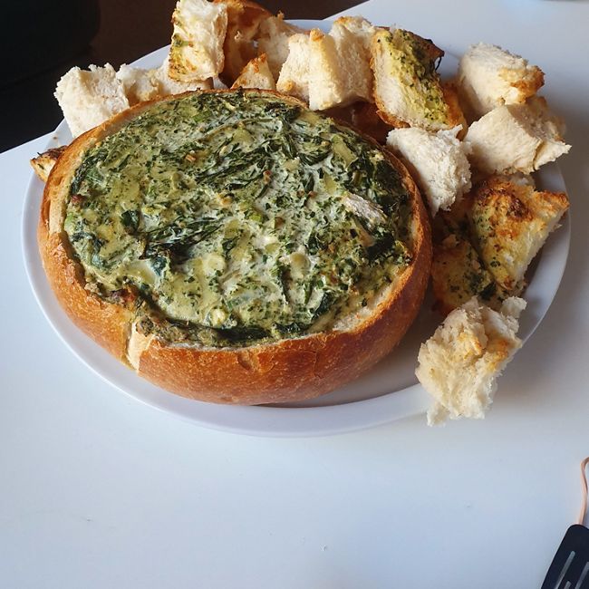 Spinach Cobb Loaf