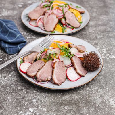 Duck, Lychee & Orange Salad