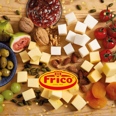 Dutch cheese platter with homemade fig compote