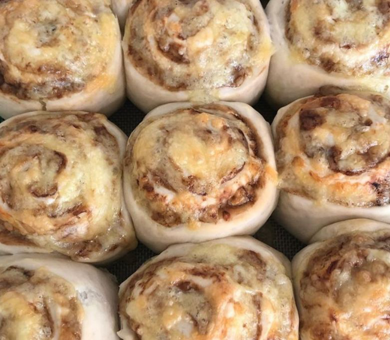 Cheese and Vegemite Scrolls