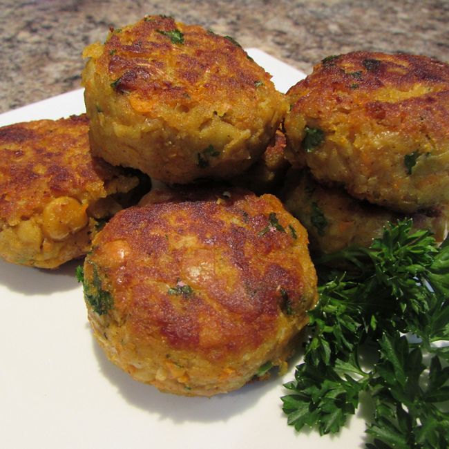 Curried Chickpea Patties
