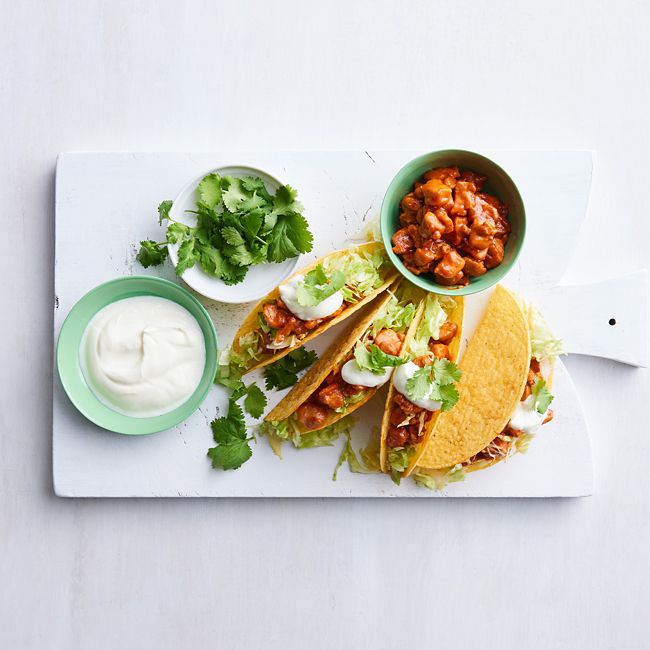 Easy Butter-Chicken Tacos
