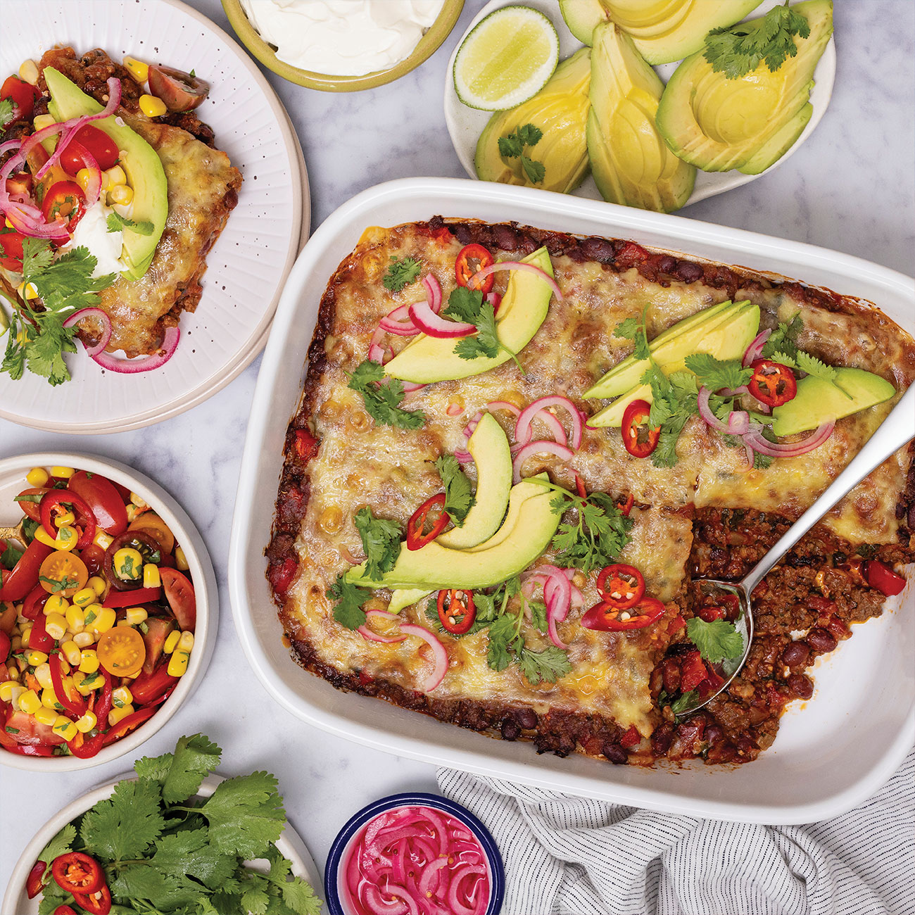 Easy Cheesy Mexican Bake