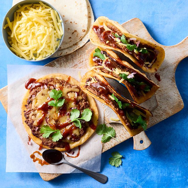 Easy chipotle smash tacos
