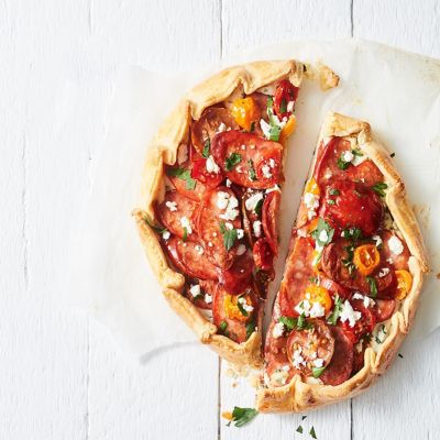 Easy Kransky, Tomato & Ricotta Galette 