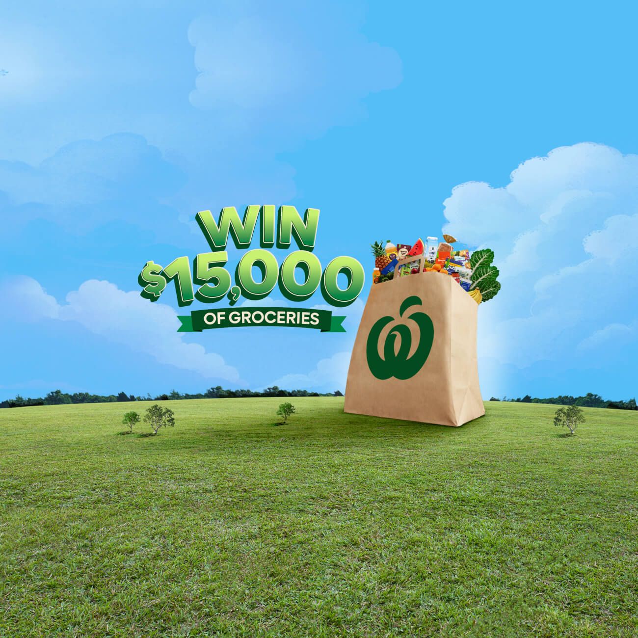 Win $15,000 of groceries