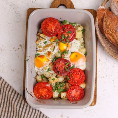 Egg & Potato Breakfast Traybake