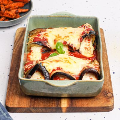 Eggplant, Spinach & Ricotta Involtini