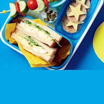 Egg & Sprout Sandwich + Snacks