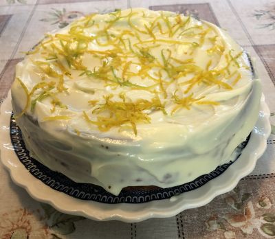 Orange Cake with Almond Meal & Fresh Oranges