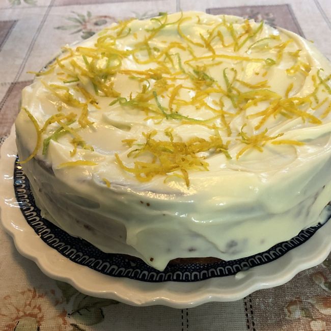 Orange Cake with Almond Meal & Fresh Oranges
