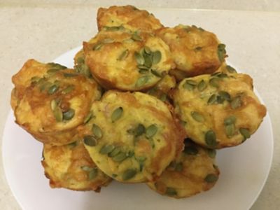 Ham & Vegetable Savoury Muffins