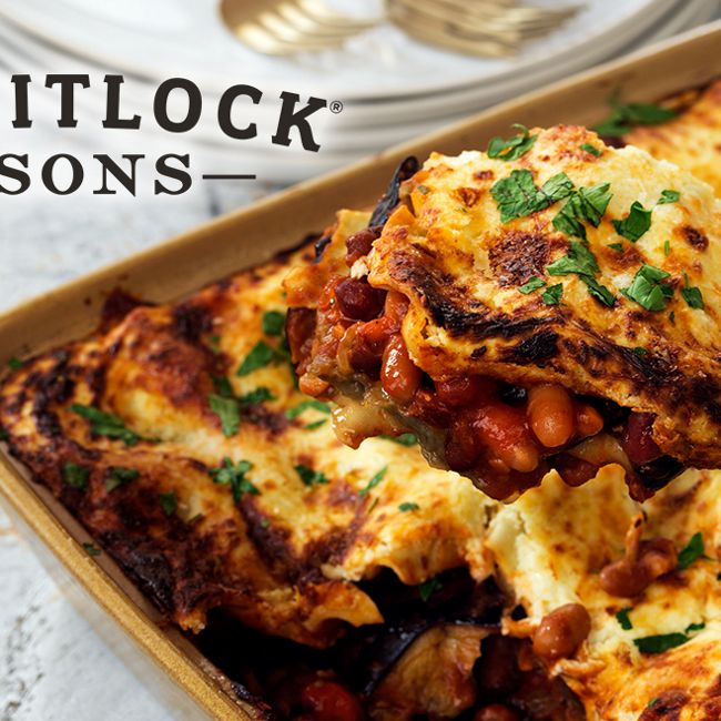 Bean and Eggplant Lasagne 