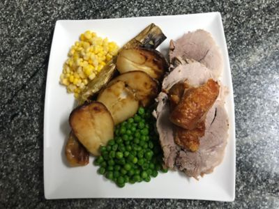 Roast rolled Pork Shoulder