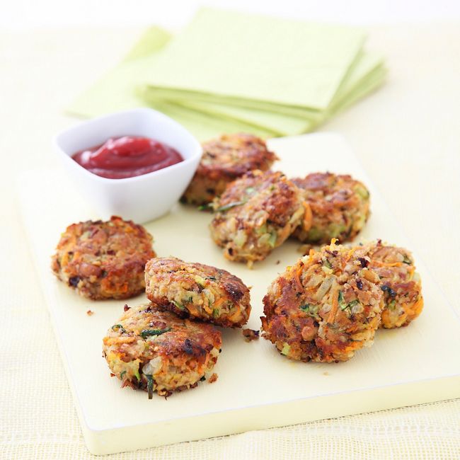 Veggie Burgers With Mixed Beans
