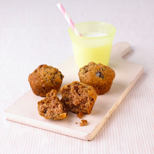 Banana & Date Mini Muffins