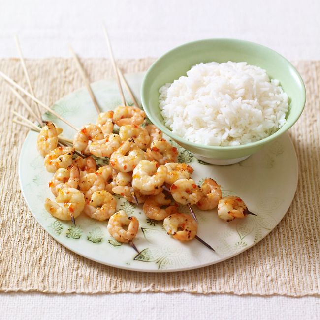 Sweet Chilli Prawn Skewers