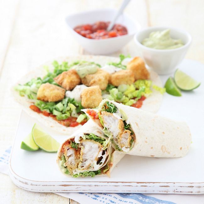 Fish Tacos with Guacamole