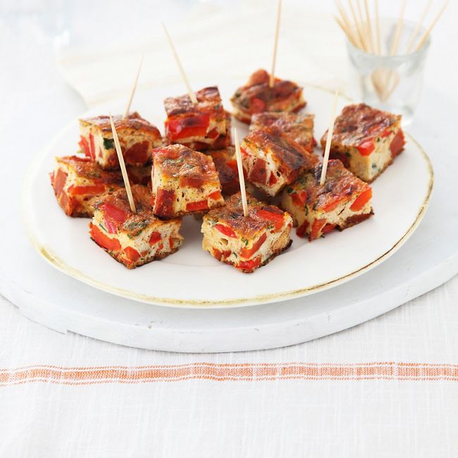 Red Capsicum & Chorizo Frittata