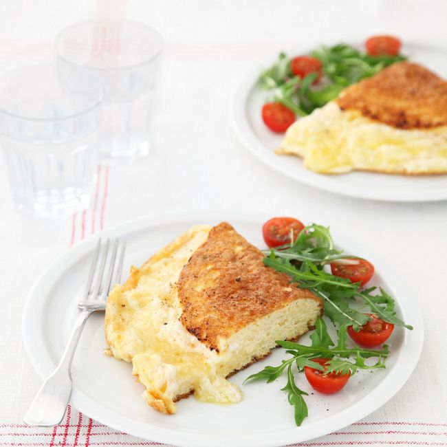 Cheesy Soufflé Omelette