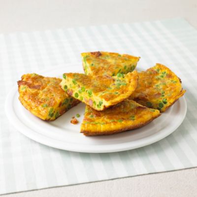 Pancetta & Pea Frittata
