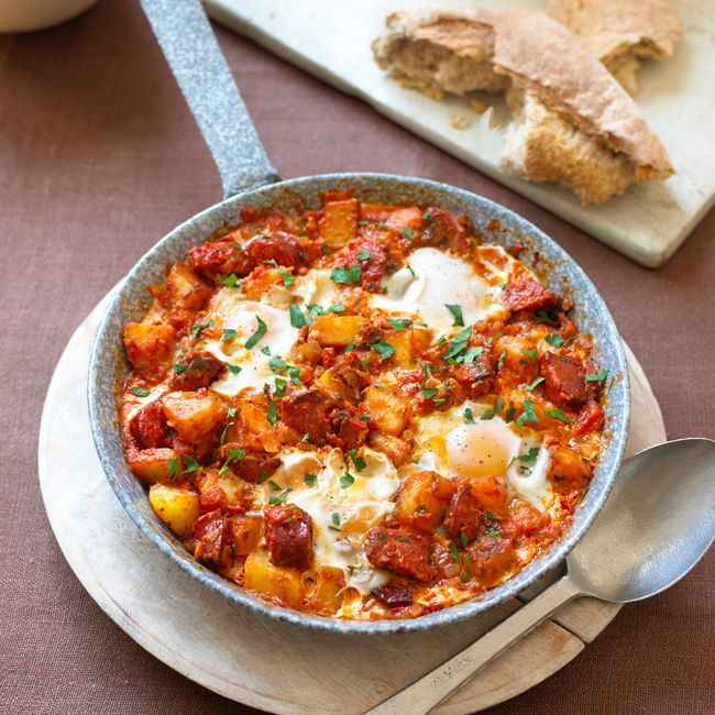 Spicy Huevos Rancheros