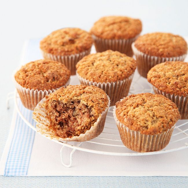 Banana & Oatmeal Muffins