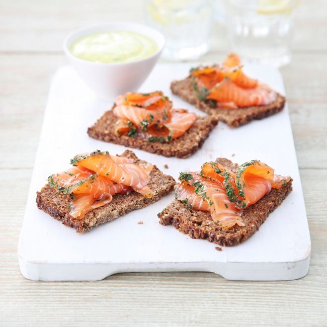 Home-cured Gravlax & Dill Mayonnaise