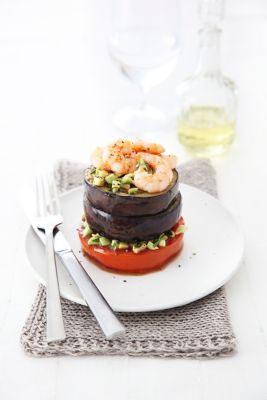 Summery Prawn Towers
