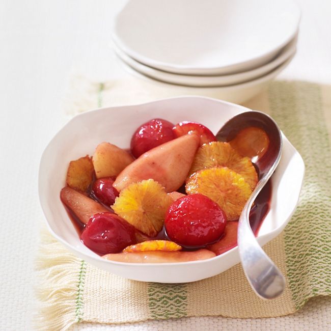 Warm Winter Fruit Salad