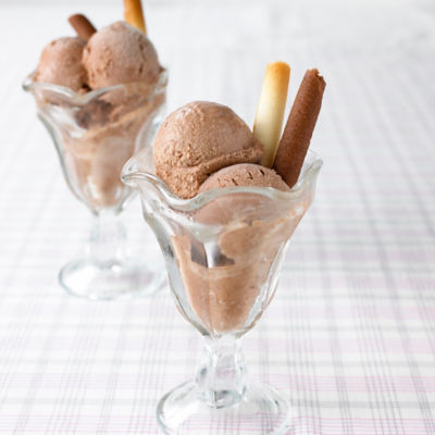 Quick Chocolate & Hazelnut Ice Cream