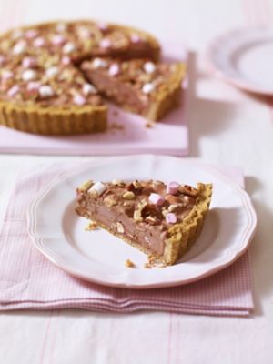 Rocky Road Ice-cream Pie