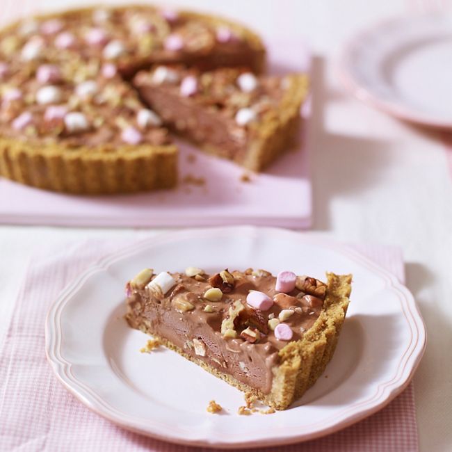 Rocky Road Ice-cream Pie