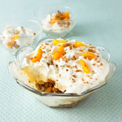 Amaretti & Apricot Trifle