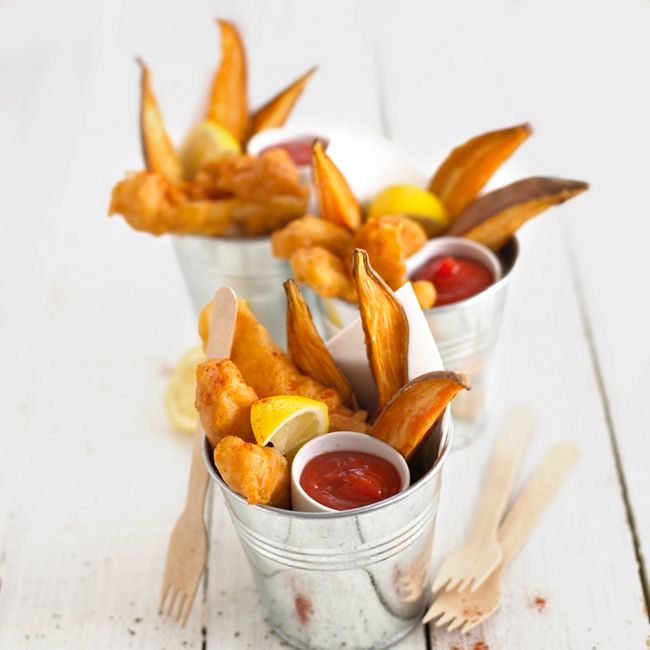 Fish & Potato Wedges