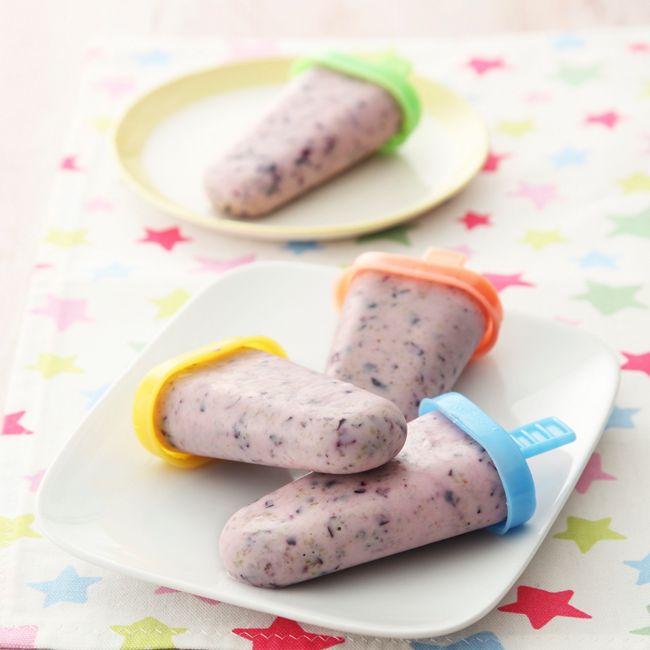 Frozen Fruity Yoghurt Lollies