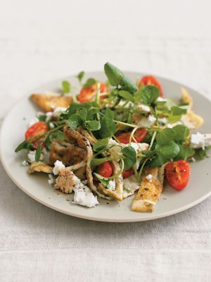 Egg, Basil & Cheese Salad With Cherry Tomatoes