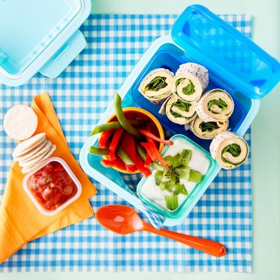 Cheese & Spinach Omelette Wrap + Snacks
