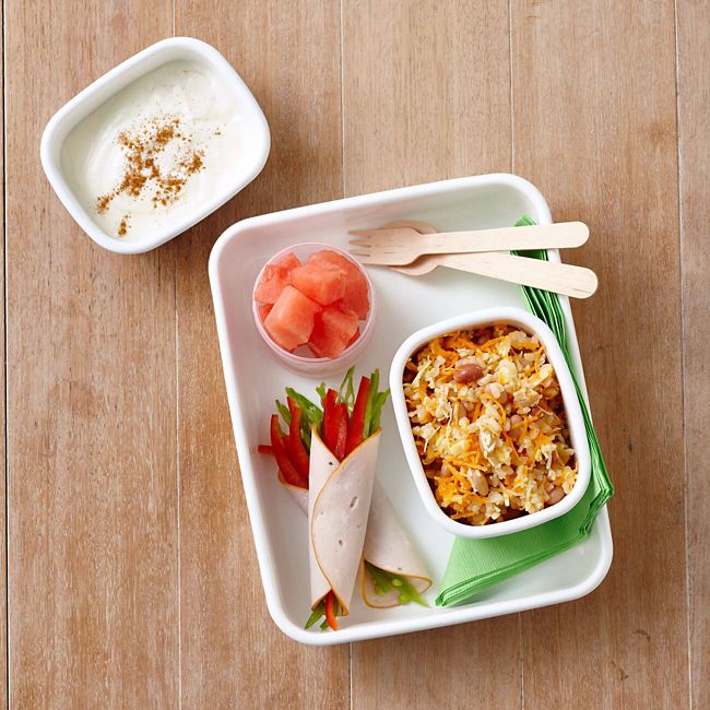 Rice & Bean Salad + Snacks