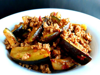 Spicy Eggplants with Minced Pork