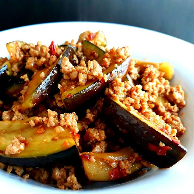 Spicy Eggplants with Minced Pork