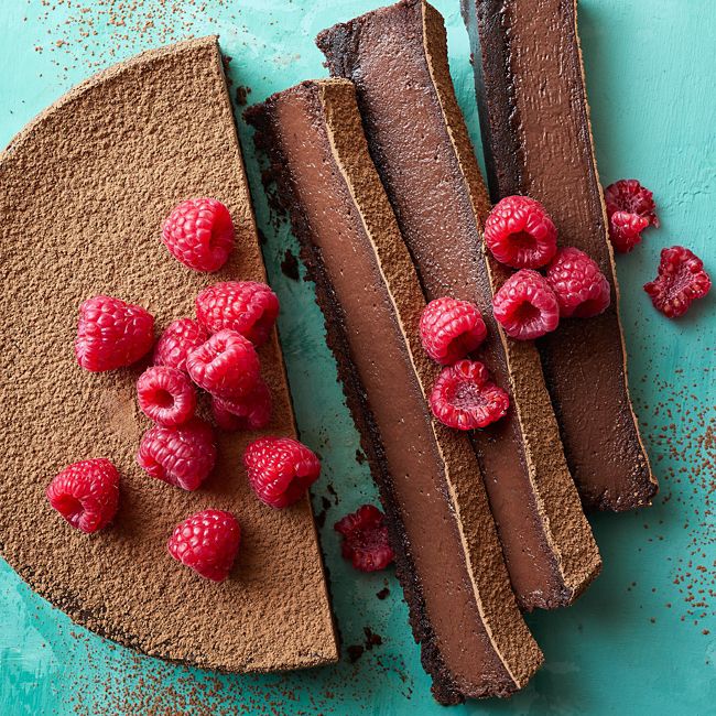 Baked Chocolate Tofu 'Cheesecake'