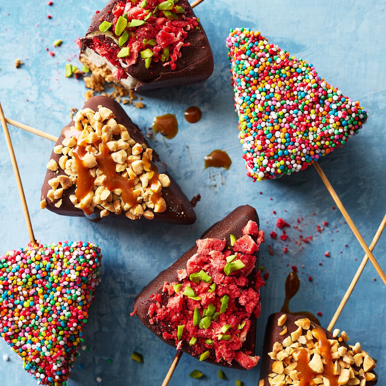 Chocolatedipped Cheesecake Wedges Recipe Woolworths
