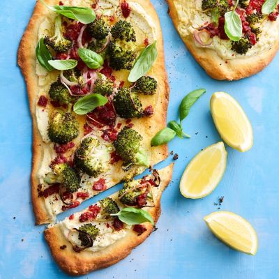 Chorizo & Lemon Flatbreads