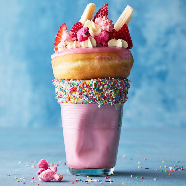 Loaded Strawberry Milkshakes