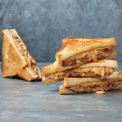 Peanut Butter & Bacon Toasties
