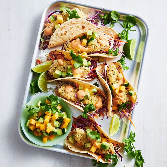 Crispy Fish Tacos with Mexican Slaw