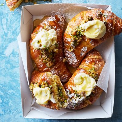 Twice-baked Baklava Croissants