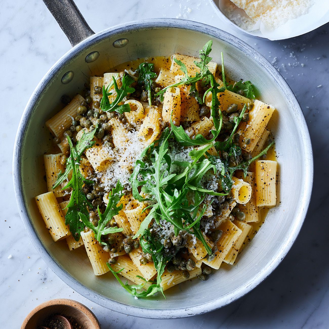 Cacio e Pepe Rigatoni with Capers & Rocket Recipe Woolworths
