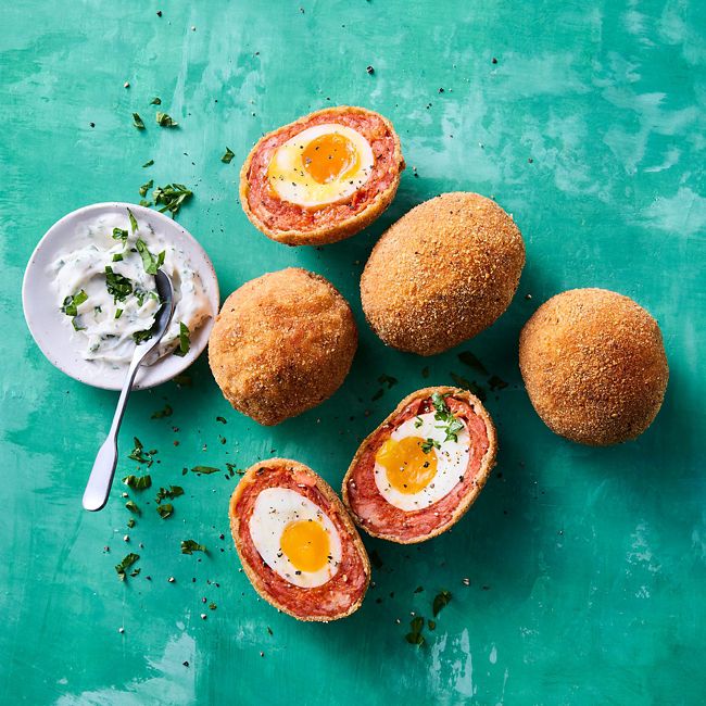 Chorizo Scotch Eggs